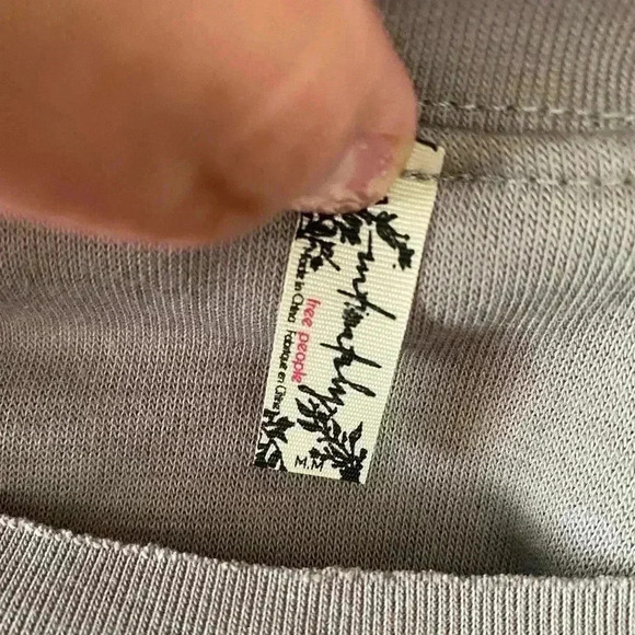 🆕 Free People Movement Storm Grey Kelly Oversize Sweater Top S🆕 - Picture 10 of 16